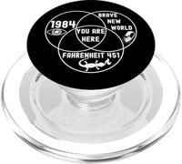 Divertido You Are Here Distópico Diagrama Venn Profesor de Inglés W PopSockets PopGrip para MagSafe