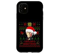 Divertido Zachary Presidente Taylor Feo suéter de Navidad Invierno Carcasa para iPhone 11