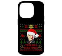 Divertido Zachary Presidente Taylor Feo suéter de Navidad Invierno Carcasa para iPhone 14 Pro