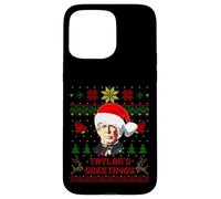 Divertido Zachary Presidente Taylor Feo suéter de Navidad Invierno Carcasa para iPhone 15 Pro MAX