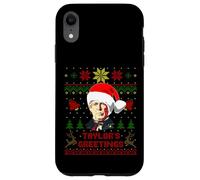 Divertido Zachary Presidente Taylor Feo suéter de Navidad Invierno Carcasa para iPhone XR