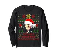 Divertido Zachary Presidente Taylor Feo suéter de Navidad Invierno Manga Larga