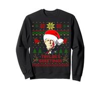 Divertido Zachary Presidente Taylor Feo suéter de Navidad Invierno Sudadera