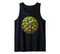 Divertido Zombie Ball Halloween Amante del Terror Camiseta sin Mangas