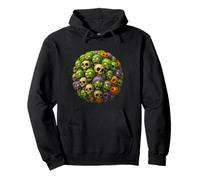 Divertido Zombie Ball Halloween Amante del Terror Sudadera con Capucha