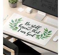Divertidos accesorios de escritorio para el trabajo Be Still And Know: A Divine Message Mouse Pad The Mouse Pad Funny Funny Mouse Pads para escritorio