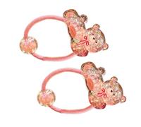 Divertidos accesorios moldeados de animales para el pelo femenino, conjuntos flexibles permanentes para niños, poseedores antideslizantes con adorable gato, lagomorfo, elefante, guarniciones de pelo