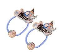 Divertidos accesorios moldeados para el pelo femenino, conjuntos flexibles permanentes para niños, no se deslizan, poseedores con adorable gato, lagomorfo, elefante, guarniciones, caricatura, gato