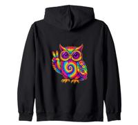 Divertidos Animales Salvajes de Owl Peace, Hippie Sudadera con Capucha