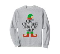 Divertidos Bastones de Caramelo Callos y Jarabe Navidad Hombre Mujer Sudadera