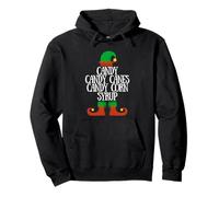 Divertidos Bastones de Caramelo Callos y Jarabe Navidad Hombre Mujer Sudadera con Capucha