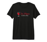 Divertidos Bebedores de Vino Sip Happens It's Ok to Wine Camiseta Premium