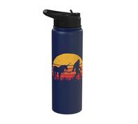 Divertidos Bigfoot/Sasquatch y Unicorn: ¡Leyendas! Stainless Steel Insulated Water Bottle