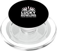 Divertidos Bolos de la Suerte Que Dicen Huelga de Bolos PopSockets PopGrip para MagSafe