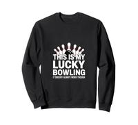 Divertidos Bolos de la Suerte Que Dicen Huelga de Bolos Sudadera