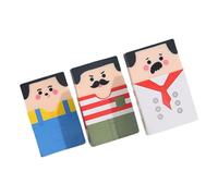 Divertidos borradores de hombre calvo para niños, para escribir, dibujar, borrar, fácil de borrar, para escuela, suministros de oficina, divertido borrador de lápiz para estudiantes