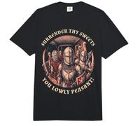 Divertidos Caballeros de Halloween rendición Dulces Campesino Comfort Colors Adult Heavyweight T-Shirt