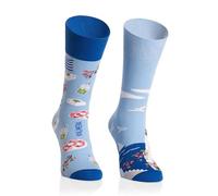 Divertidos calcetines con diseño para hombre y mujer, multicolor, locos para la alegría de vivir, 1 par de calcetines de colores, 35-37