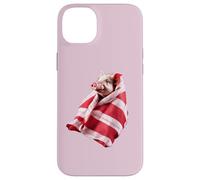 Divertidos Cerdos Festivos en Mantas Navidad Amante de los Animales 2 Carcasa para iPhone 14 Plus