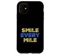 Divertidos Corredores de maratón Smile Every Mile Track Runners Carcasa para iPhone 11