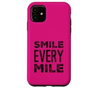 Divertidos Corredores de maratón Smile Every Mile Track Runners Carcasa para iPhone 11