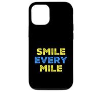 Divertidos Corredores de maratón Smile Every Mile Track Runners Carcasa para iPhone 12/12 Pro