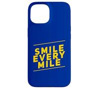 Divertidos Corredores de maratón Smile Every Mile Track Runners Carcasa para iPhone 15