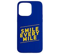 Divertidos Corredores de maratón Smile Every Mile Track Runners Carcasa para iPhone 15 Pro MAX