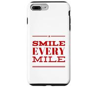 Divertidos Corredores de maratón Smile Every Mile Track Runners Carcasa para iPhone 7 Plus/8 Plus