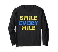 Divertidos Corredores de maratón Smile Every Mile Track Runners Manga Larga