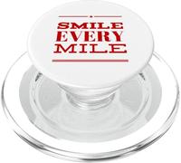 Divertidos Corredores de maratón Smile Every Mile Track Runners PopSockets PopGrip para MagSafe