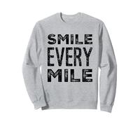 Divertidos Corredores de maratón Smile Every Mile Track Runners Sudadera