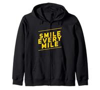 Divertidos Corredores de maratón Smile Every Mile Track Runners Sudadera con Capucha