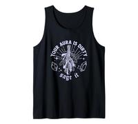 Divertidos cristales espirituales de bruja mística bruja yoga boho Camiseta sin Mangas