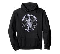 Divertidos cristales espirituales de bruja mística bruja yoga boho Sudadera con Capucha