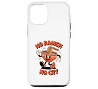 Divertidos dibujos animados de No Ramen No Cry con forma de baile retro Carcasa para iPhone 12/12 Pro