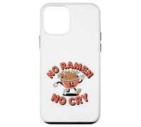 Divertidos dibujos animados de No Ramen No Cry con forma de baile retro Carcasa para iPhone 12 mini