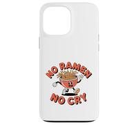 Divertidos dibujos animados de No Ramen No Cry con forma de baile retro Carcasa para iPhone 13 Pro Max