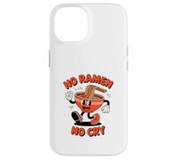 Divertidos dibujos animados de No Ramen No Cry con forma de baile retro Carcasa para iPhone 14