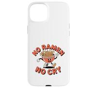 Divertidos dibujos animados de No Ramen No Cry con forma de baile retro Carcasa para iPhone 15 Plus