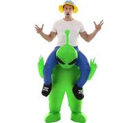Divertidos disfraces de Alien Duo - Trajes de pareja inflables para Halloween, eventos y looks divertidos de fiesta (talla L)