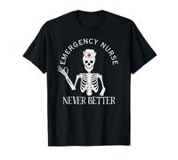 Divertidos ER Nurse ED Nurse Emergency Room Nurse Regalos de Halloween Camiseta