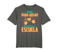 Divertidos Gamer Consola Regalos Nacido Para Jugar Videojuegos Chicos Gaming Videojugador Camiseta Hombre Manga Larga S Black