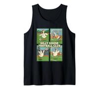 Divertidos Gansos Gansos Jugando a los fanáticos del Club de fútbol Camiseta sin Mangas