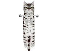 Divertidos Gatos Toallas de Mano Suspendible- Decoración Gato Baño Cocina - Toalla Absorbente Animal Regalos Navidad Cumpleaños Amigo Invisible-Regalos Originales Graciosos Mujer Amantes de Los Gatos