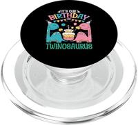 Divertidos Hermanas gemelas cumpleaños para niños pequeños 1st 2nd 3rd 4th 5th PopSockets PopGrip para MagSafe