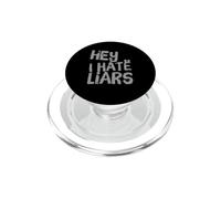 Divertidos Hey I Hate Liars Mensajes TXT Divertidos Citas de Humor Divertidas PopSockets PopGrip para MagSafe