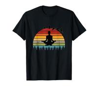 Divertidos Instructores de Yoga para meditación, diseño Retro Camiseta