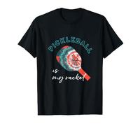 Divertidos Juegos de Palabras Pickleball Pickleball es mi Raqueta Camiseta gráfica económica