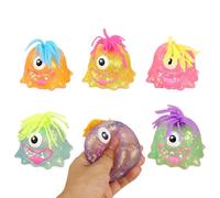 Divertidos juguetes para apretar, 6 unidades de juguetes sensoriales para el estrés, juego de juguetes de descompresión, para niños y adultos, hogar, escuela, estudio, trabajo, viajes,